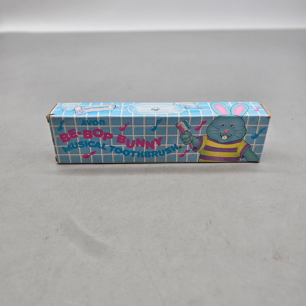 Vintage 1992 Avon Be-Bop Bunny Musical Toothbrush New in Box Blue 99920